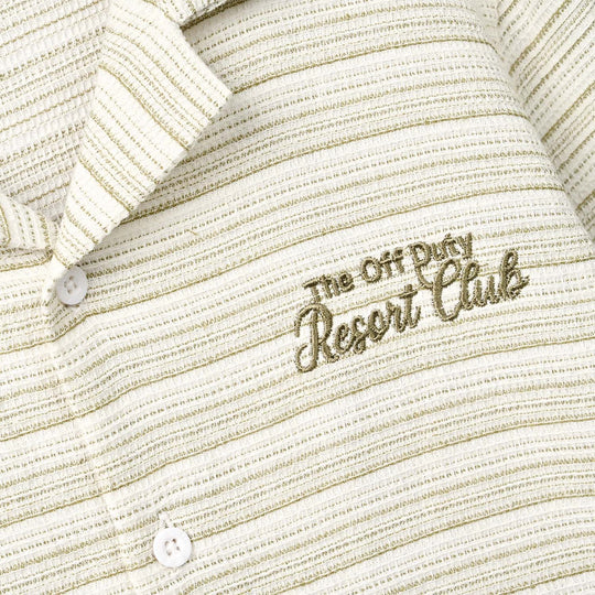 Boys Yarn Dyed Shirt Full Sleeves (Off Duty) - White
