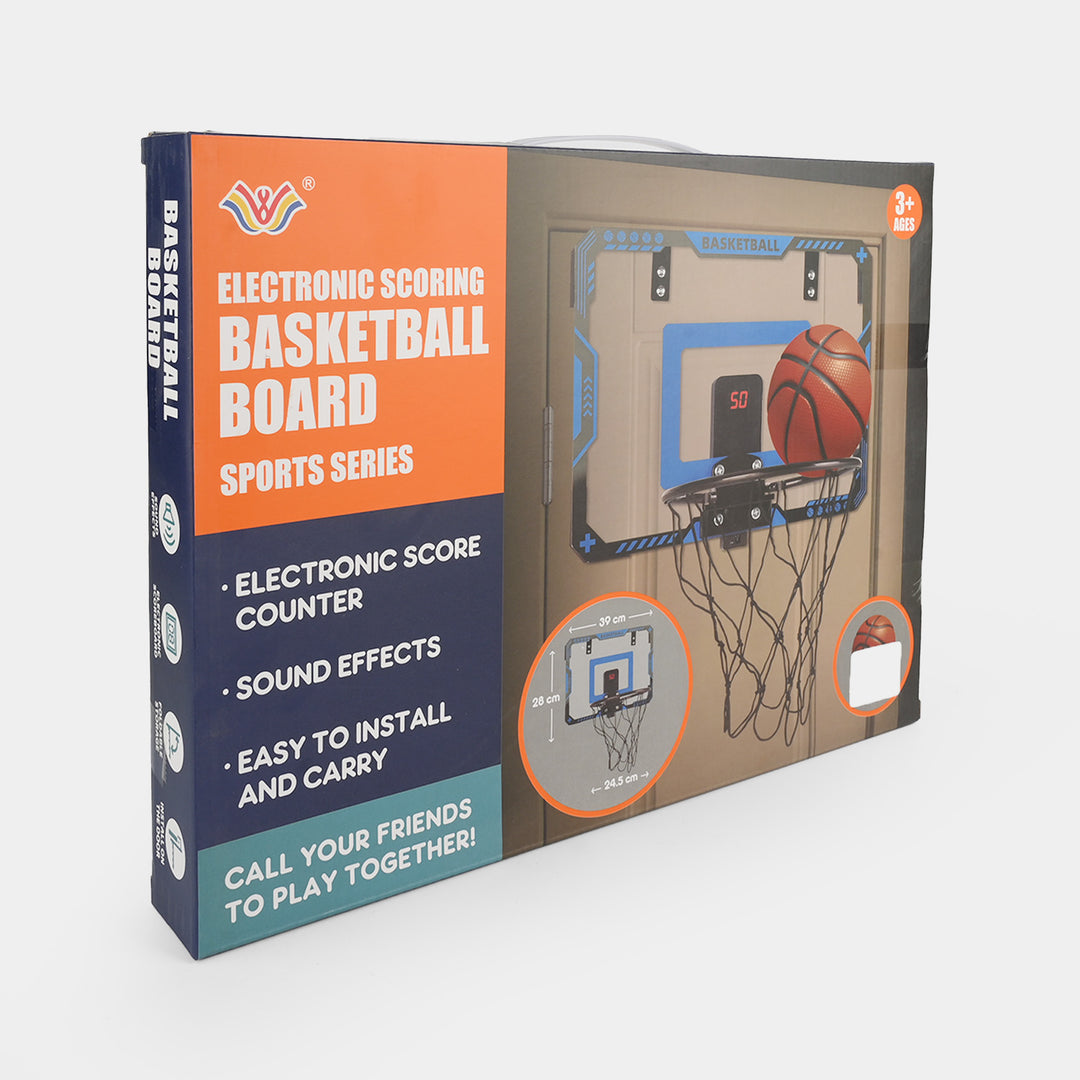 Electronic Scoring Basketball Board Game