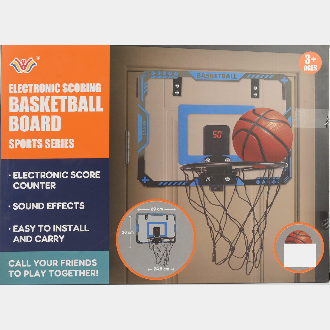 Electronic Scoring Basketball Board Game