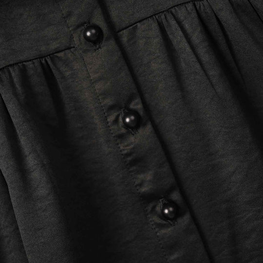 Girls Polyester Casual Top Glorious-BLACK