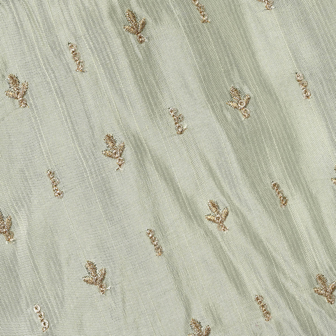 Infant Girls Raw Silk 2Pcs Boondi-Grape.Green