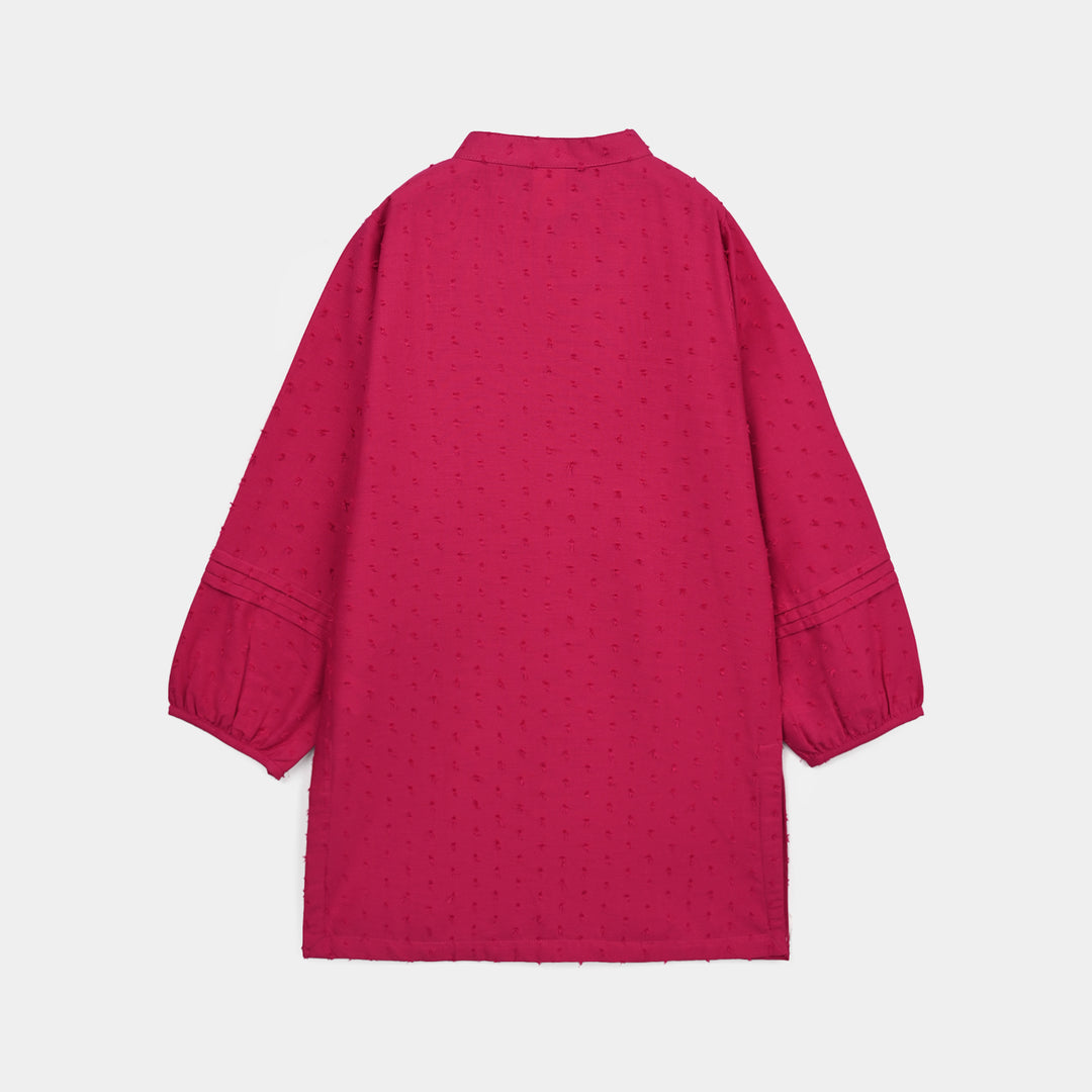 Girls Cotton Brochia 2Pcs Elegant-Bright.Pink