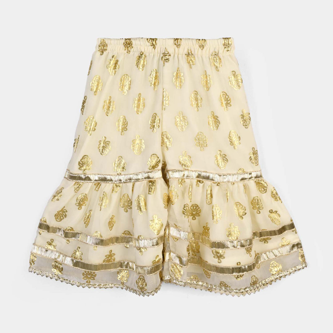 Infant Girls Chiffon 2Pcs Sona-Cream