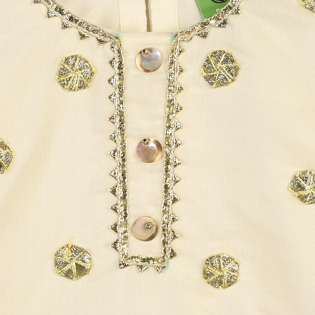 Infant Girls Chiffon 2Pcs Sona-Cream