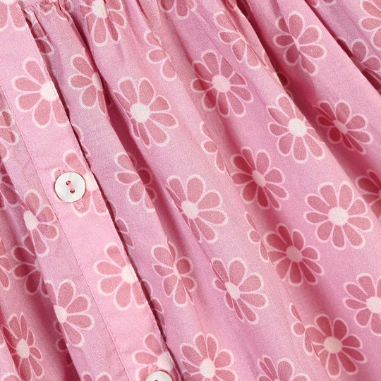 Girls Cotton Casual Frock Groovy