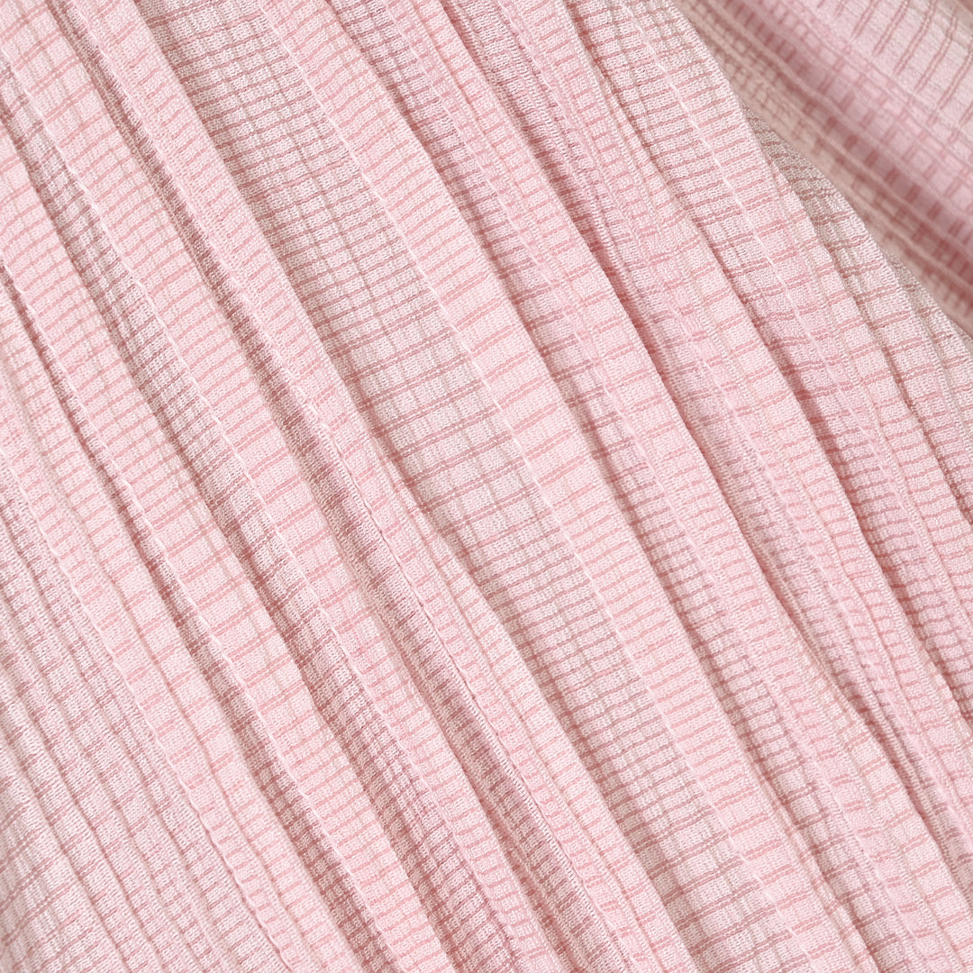 Girls Poly Crinkle Casual Top Candy-Baby Pink