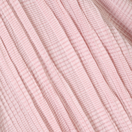 Girls Poly Crinkle Casual Top Candy-Baby Pink