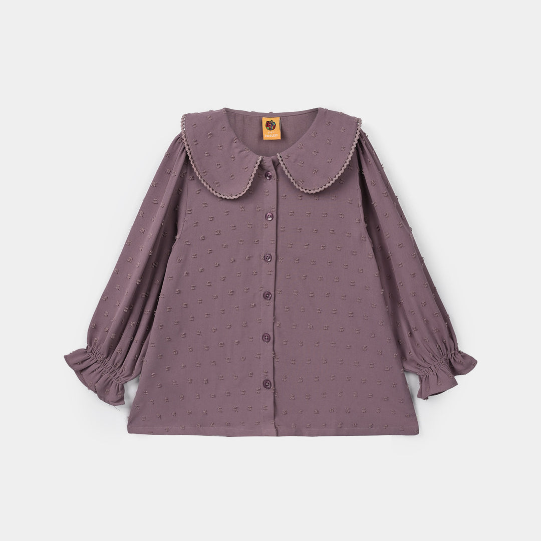 Girls Poly Brochia Co-ord Set Raspberry - Violet
