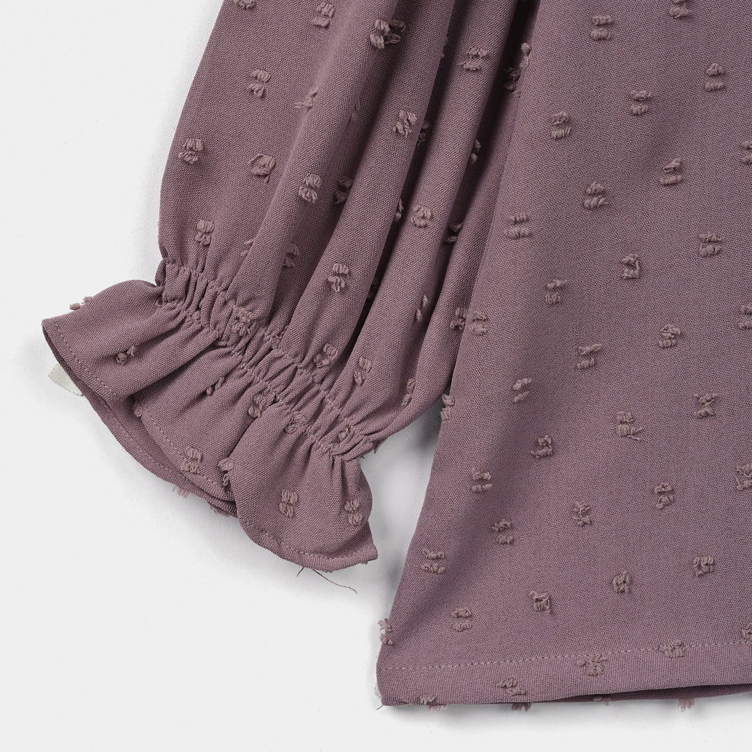 Girls Poly Brochia Co-ord Set Raspberry - Violet