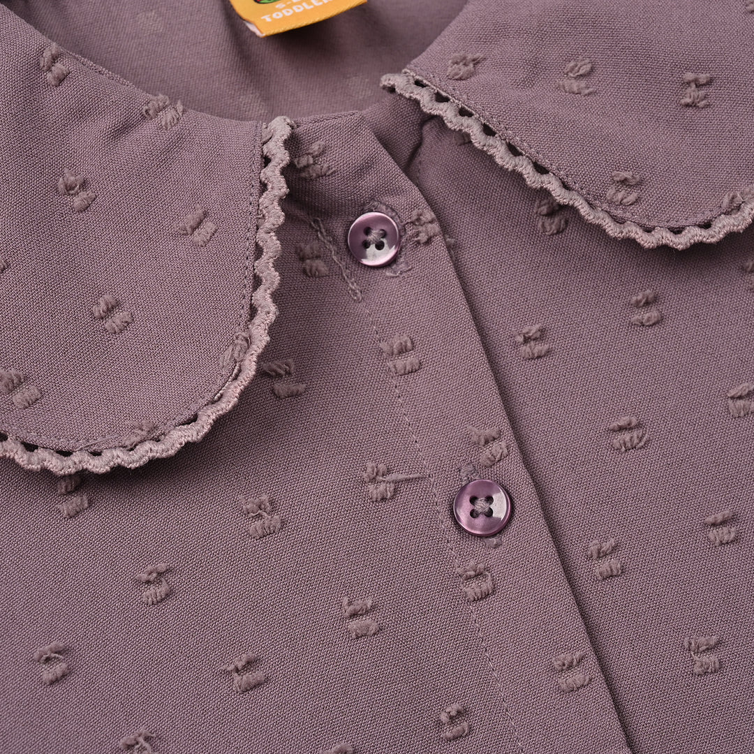 Girls Poly Brochia Co-ord Set Raspberry - Violet