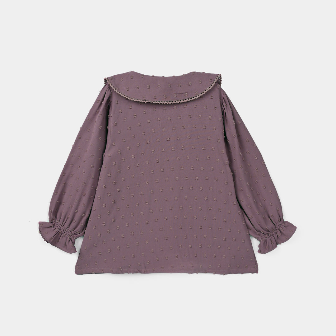 Girls Poly Brochia Co-ord Set Raspberry - Violet