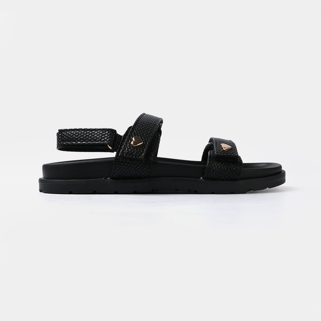 Girls Casual Sandal DRM-6-1-BLACK