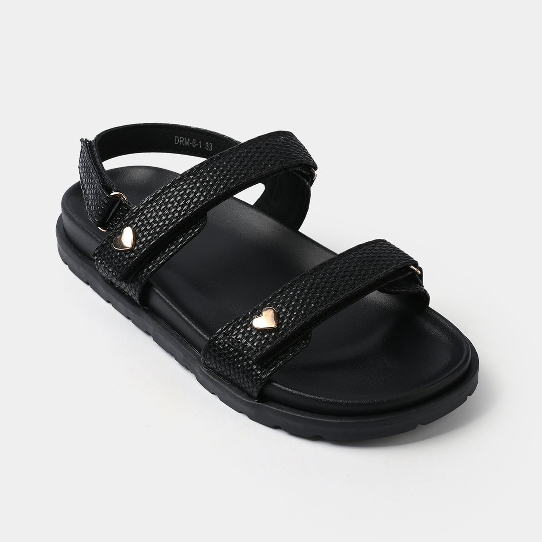 Girls Casual Sandal DRM-6-1-BLACK
