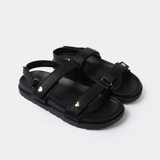 Girls Casual Sandal DRM-6-1-BLACK