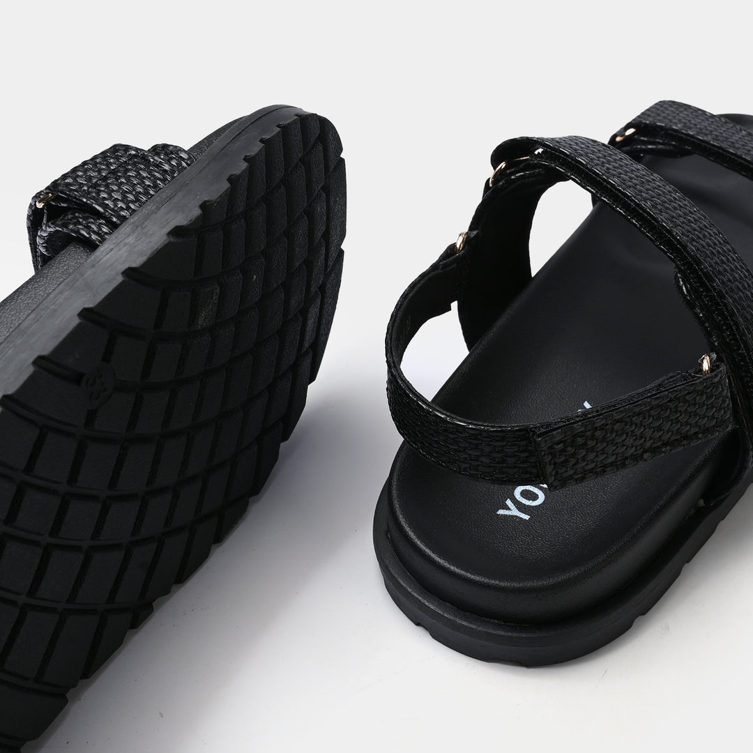 Girls Casual Sandal DRM-6-1-BLACK