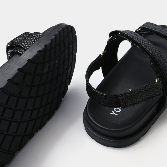 Girls Casual Sandal DRM-6-1-BLACK