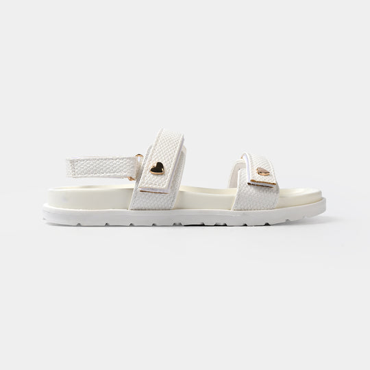 Girls Casual Sandal DRM-6-1-White