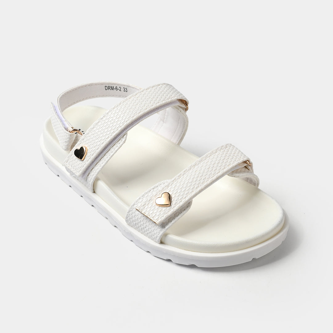 Girls Casual Sandal DRM-6-1-White