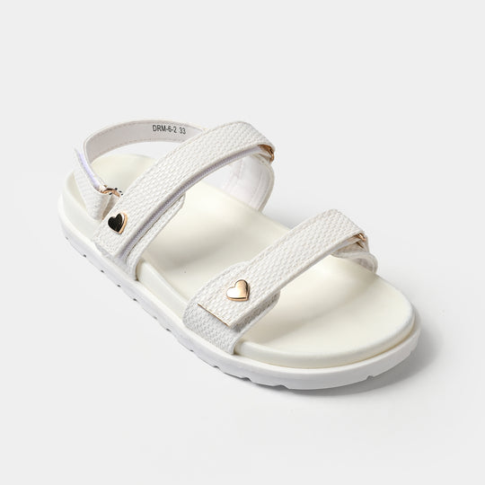 Girls Casual Sandal DRM-6-1-White