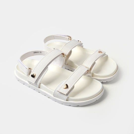 Girls Casual Sandal DRM-6-1-White
