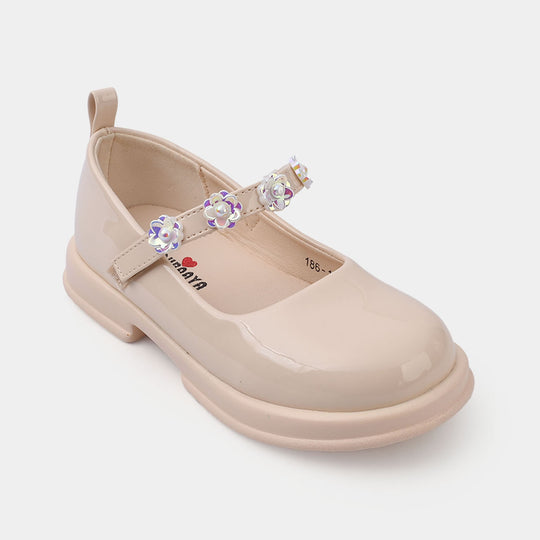 Girls Pumps 186-1-BEIGE