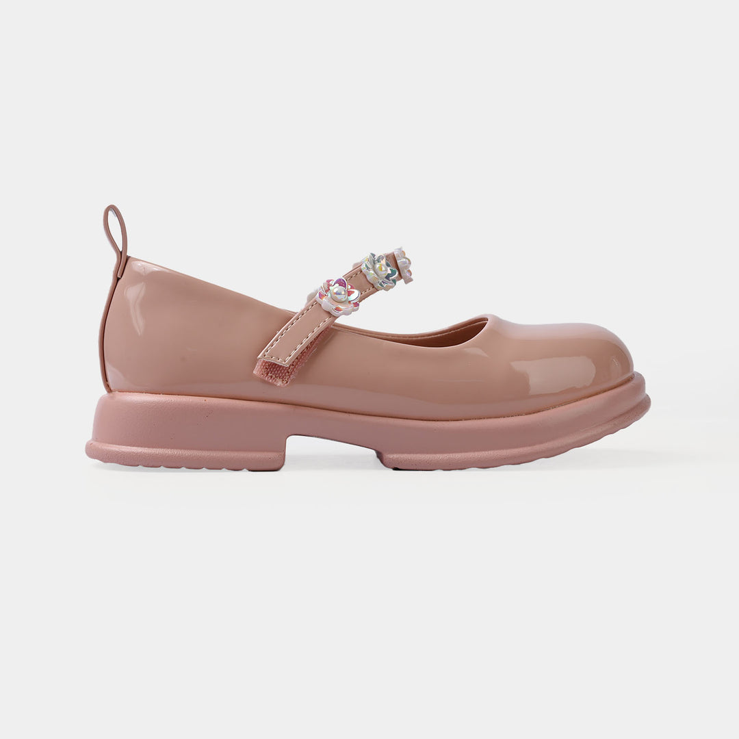 Girls Pumps 186-1-Pink