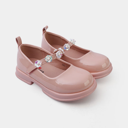 Girls Pumps 186-1-Pink