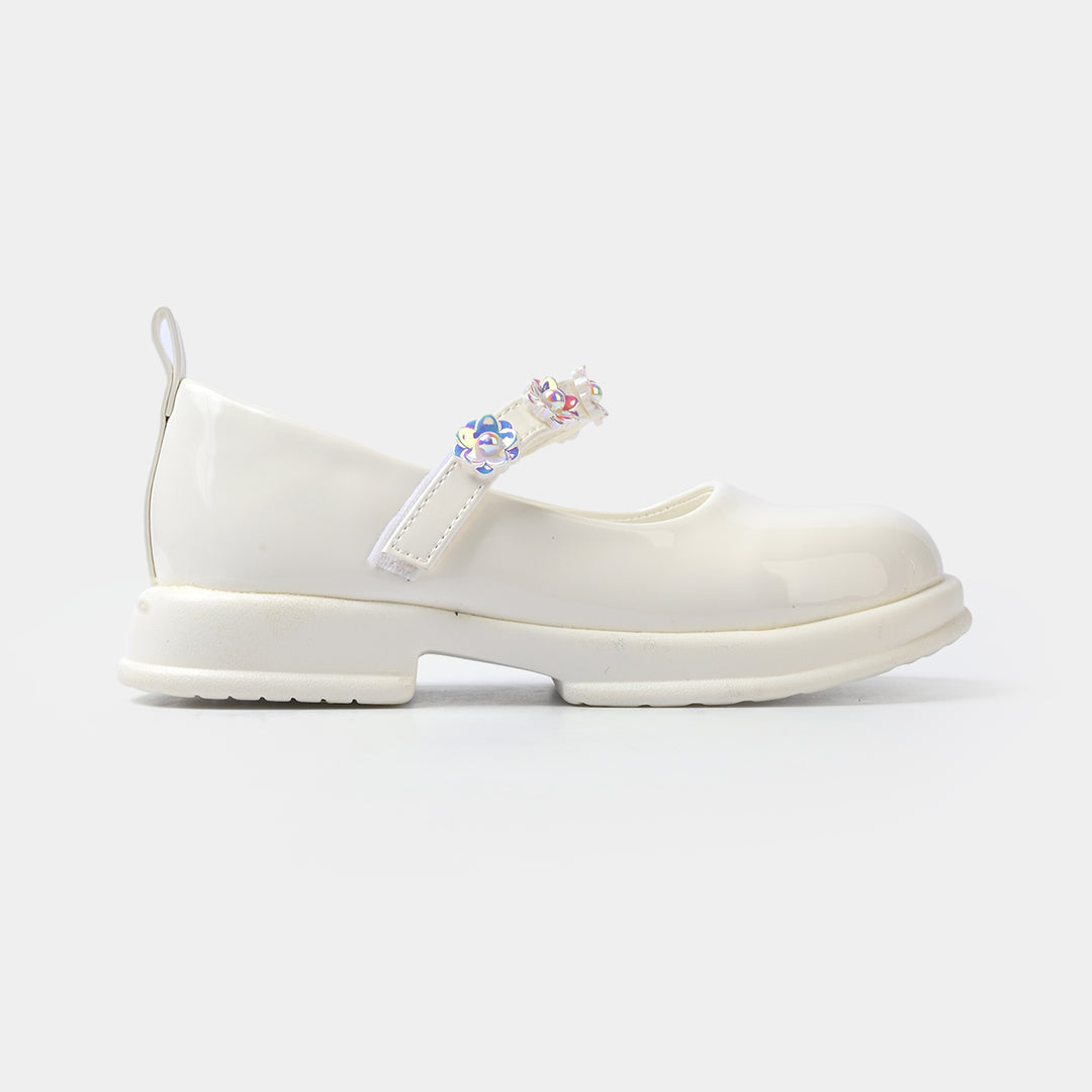 Girls Pumps 186-1-White