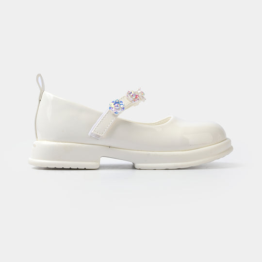 Girls Pumps 186-1-White