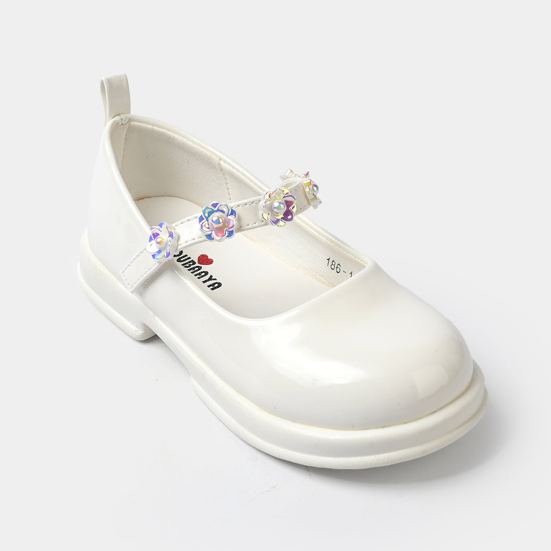 Girls Pumps 186-1-White