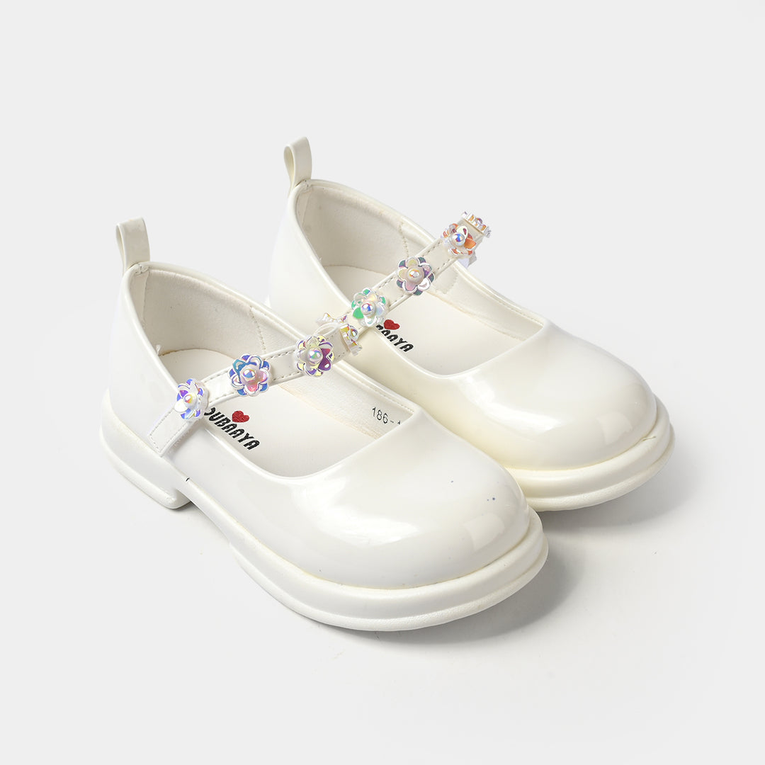 Girls Pumps 186-1-White