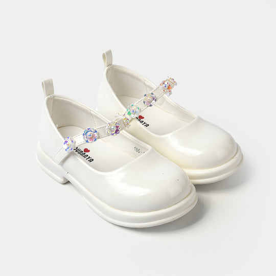 Girls Pumps 186-1-White