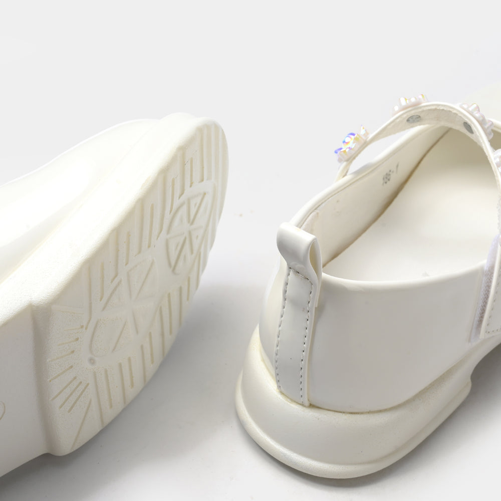 Girls Pumps 186-1-White