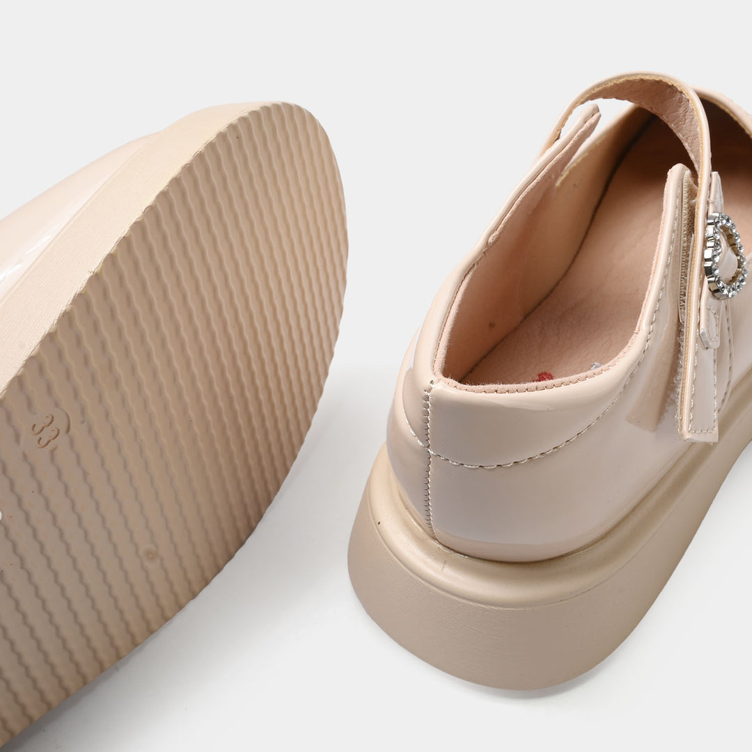 Girls Pumps 187-1-BEIGE