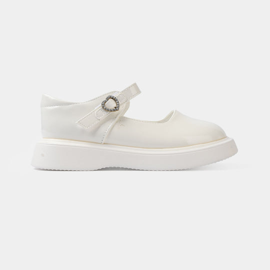 Girls Pumps 187-1-White