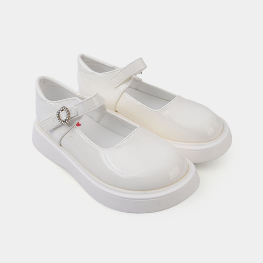 Girls Pumps 187-1-White