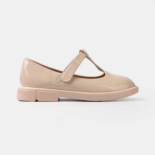 Girls Pumps 187-6-BEIGE