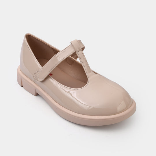 Girls Pumps 187-6-BEIGE