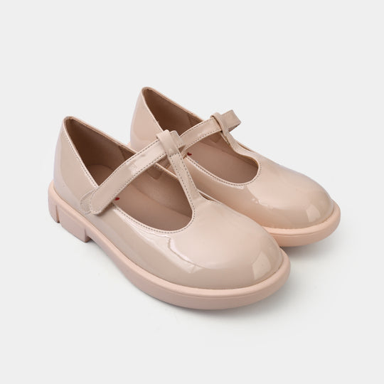 Girls Pumps 187-6-BEIGE