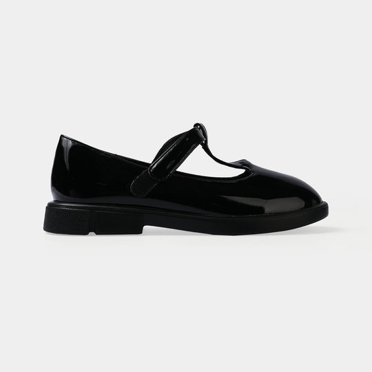 Girls Pumps 187-6-BLACK