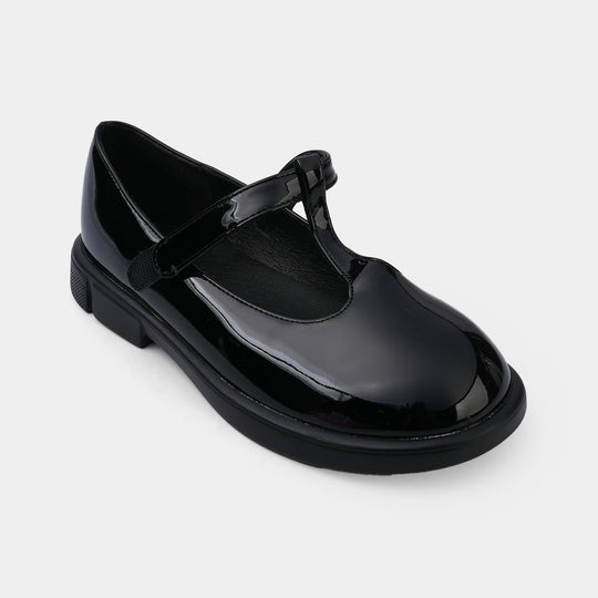 Girls Pumps 187-6-BLACK