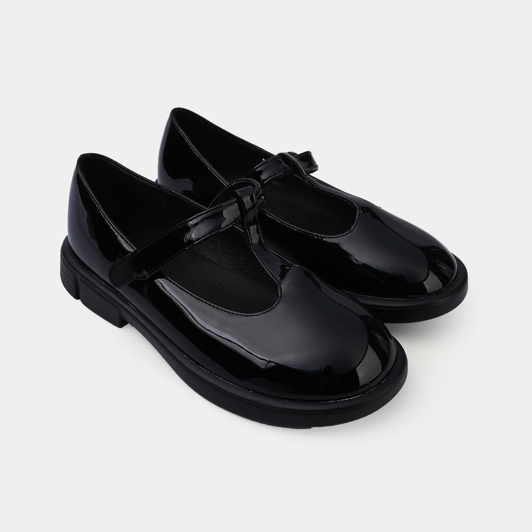 Girls Pumps 187-6-BLACK