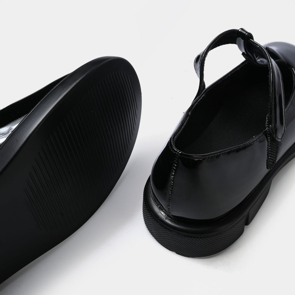 Girls Pumps 187-6-BLACK
