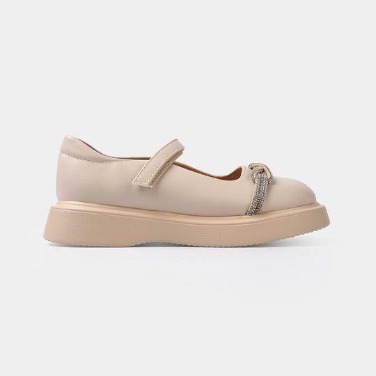 Girls Pumps 187-7-BEIGE