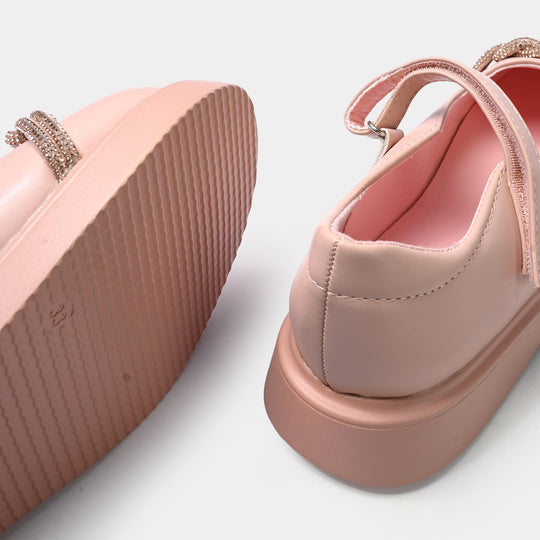 Girls Pumps 187-7-Pink