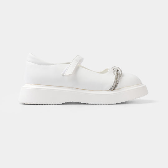 Girls Pumps 187-7-White