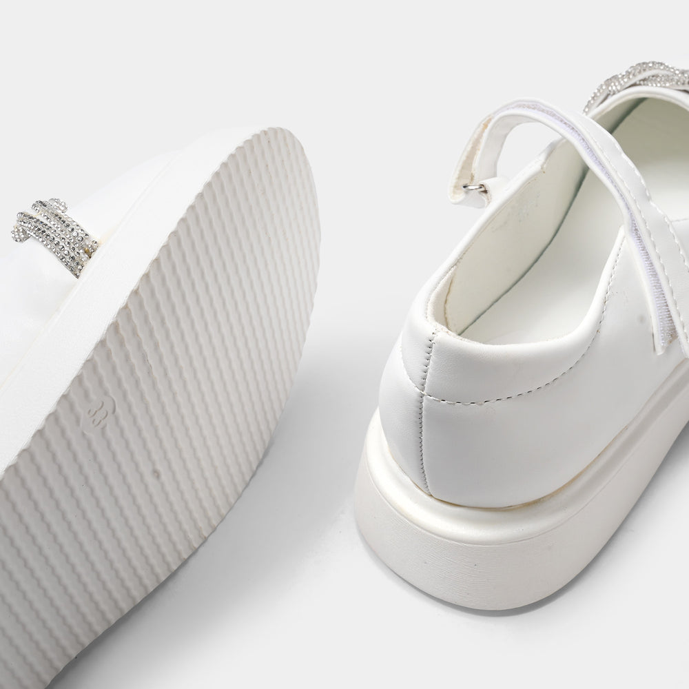 Girls Pumps 187-7-White