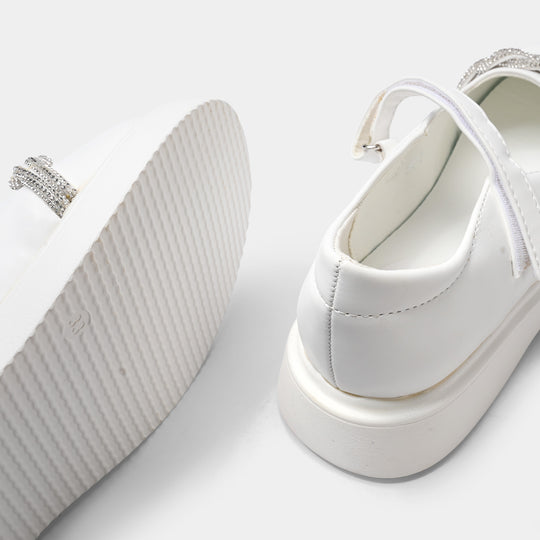 Girls Pumps 187-7-White