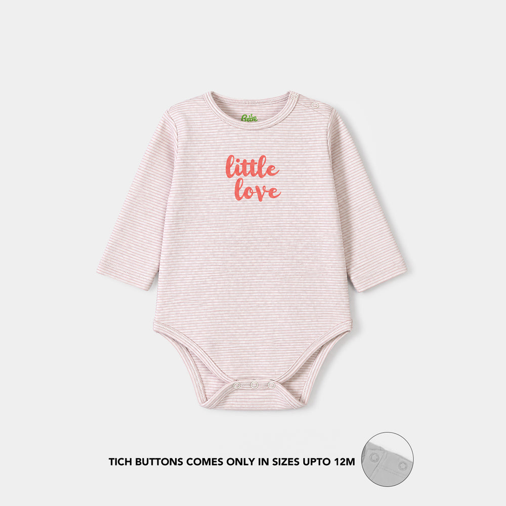 Infant Girls Yarn Dyed 2 Piece Set Little Love
