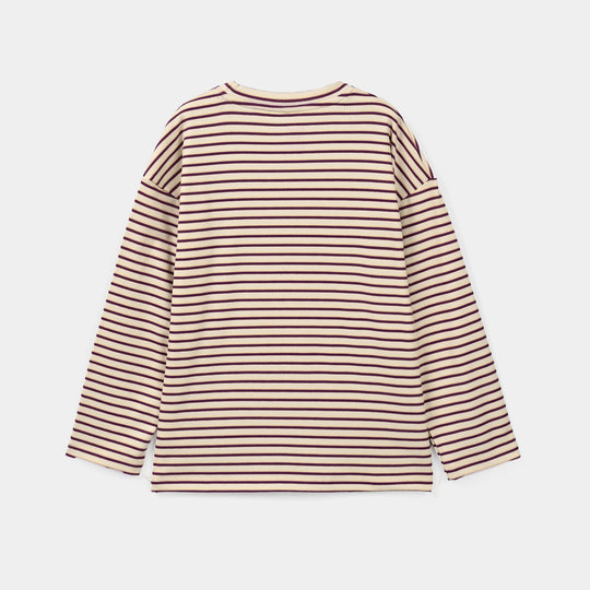 Girls Rib Tee collect happy moment-Off.White